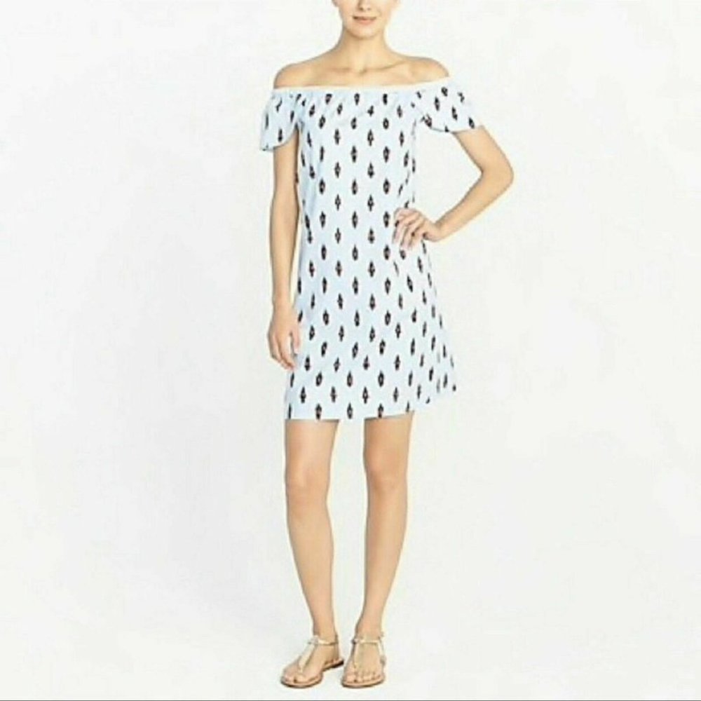 J Crew Off The Shoulder Summer Dress